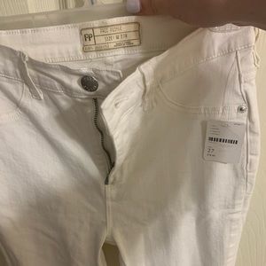Free people white skinny jeans